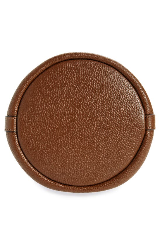 Shop Marc Jacobs Leather Bucket Bag In Cognac