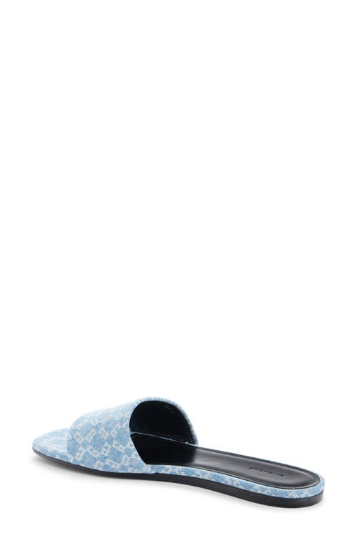 Shop Givenchy 4g Flat Slide Sandal In Medium Blue