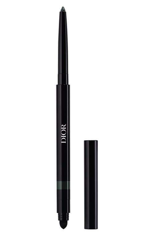 Shop Dior .show Stylo Waterproof Eyeliner In 471 Matte Green