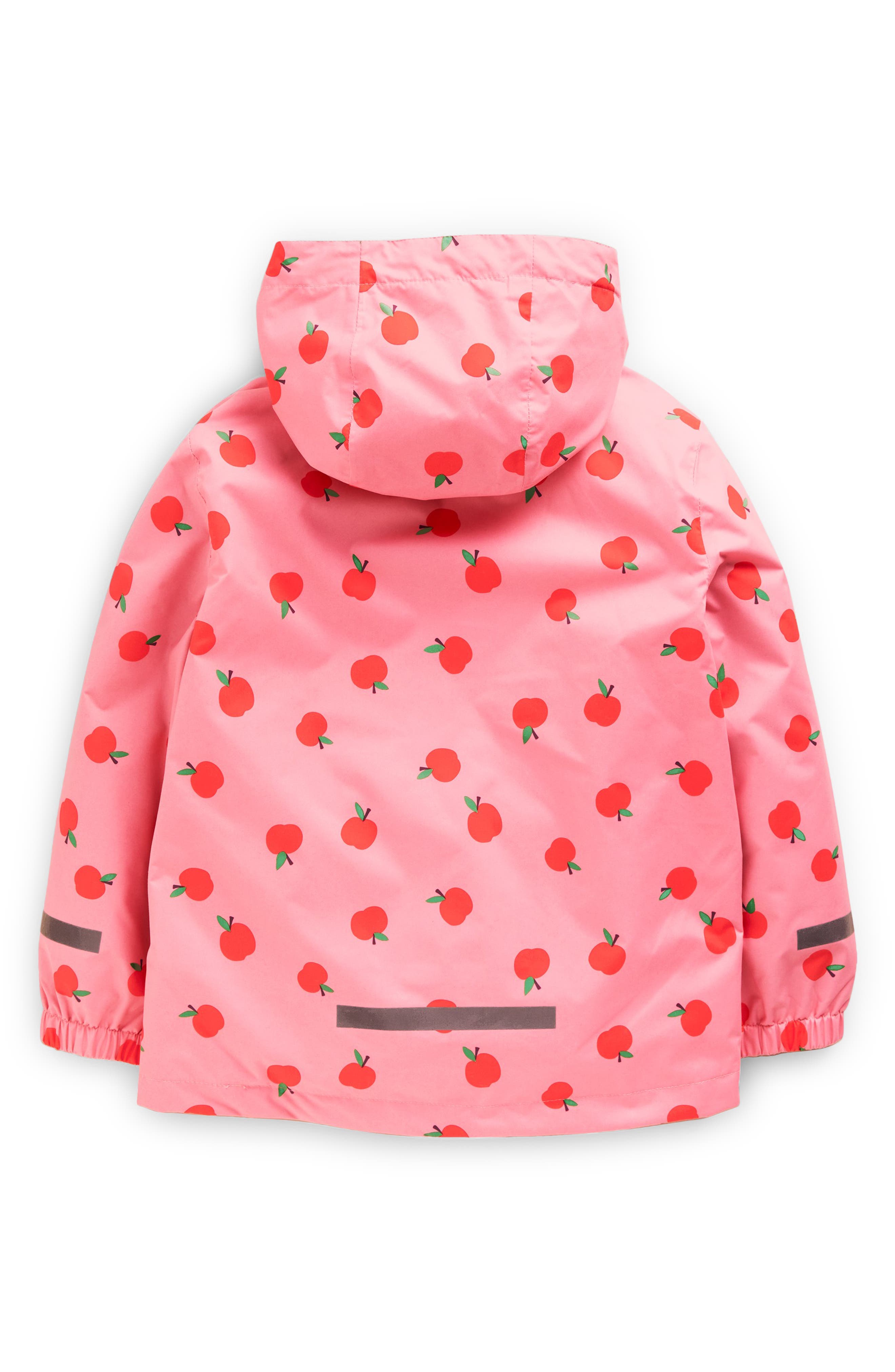 Mini Boden Kids' 3-in-1 Waterproof Jacket in Formica Pink Apples