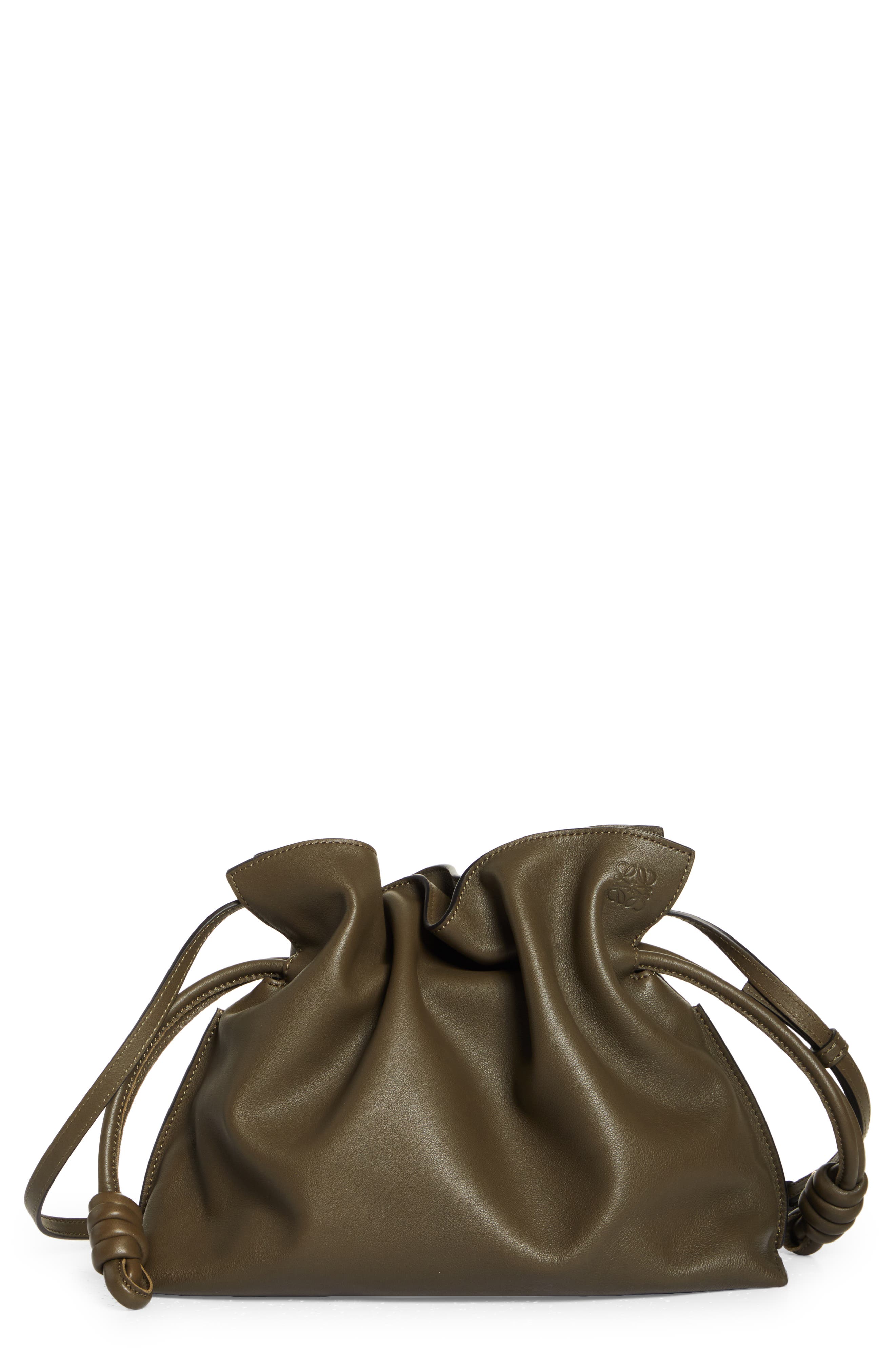 Loewe Flamenco Clutch Mini Vintage Khaki, Bucket Bag