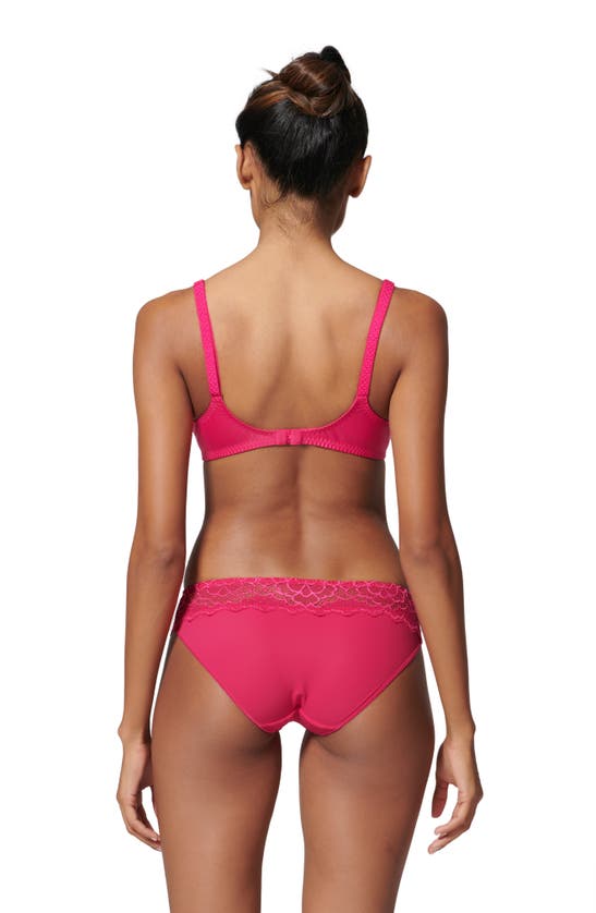 Simone Perele Caresse Basic Bikini Briefs In Teaberry Pink