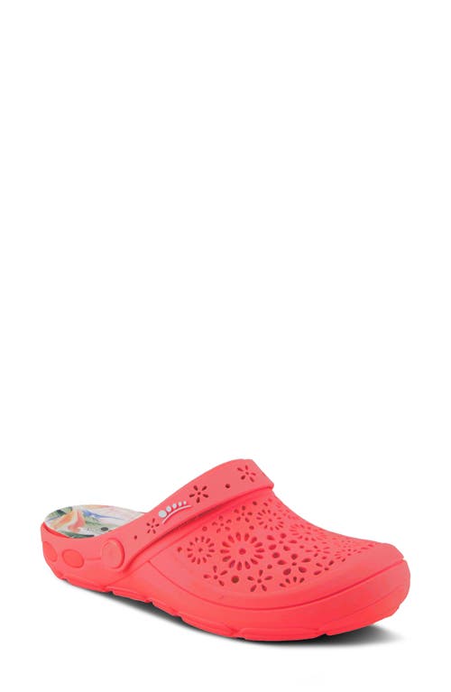 Spring Step Contigo Clog In Dark Pink