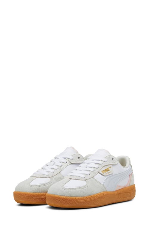 Shop Puma Palermo Lamoda Sneaker In  White-silver Mist