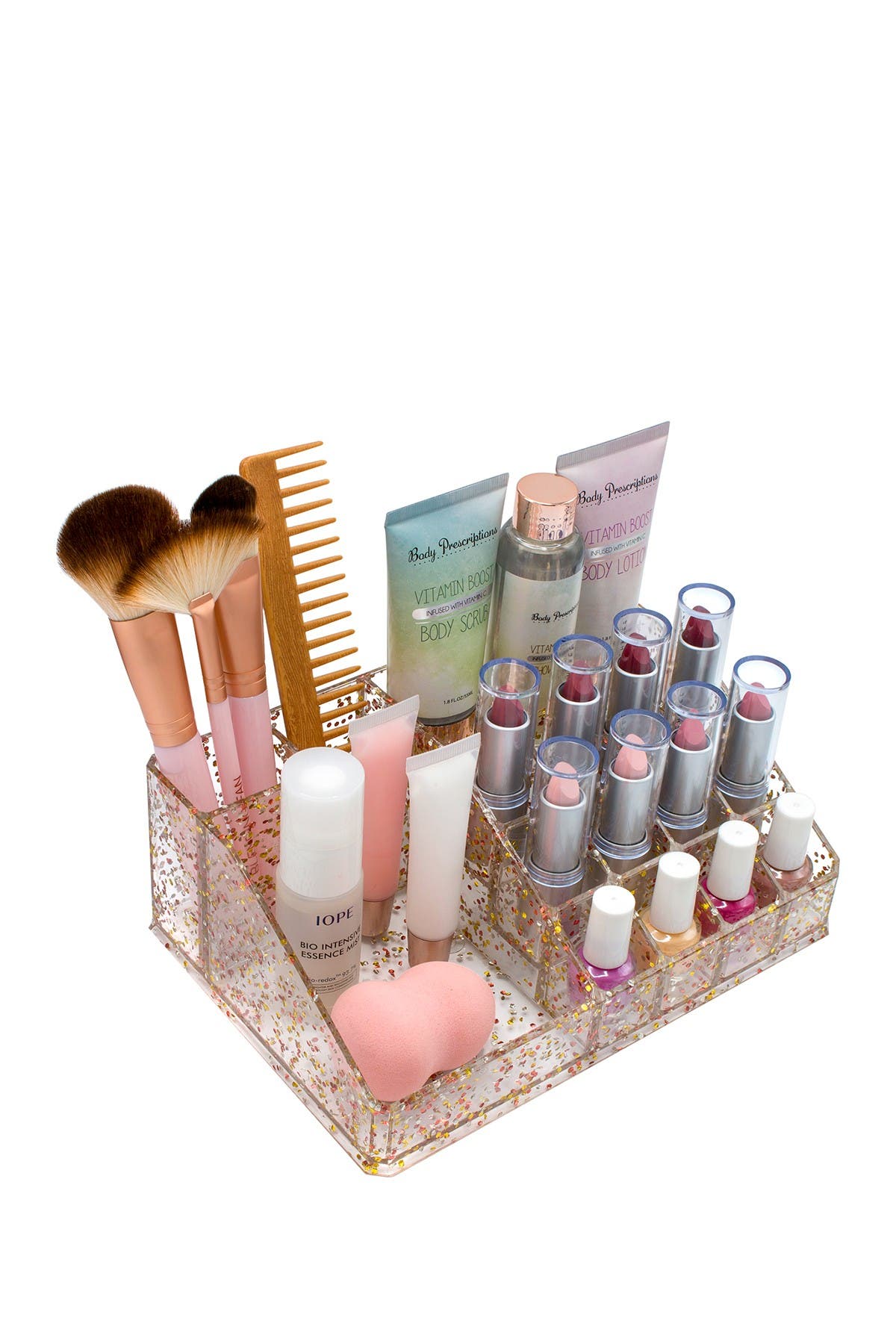 Sorbus Glitter Makeup & Jewelry Storage Case Display Set Nordstrom Rack