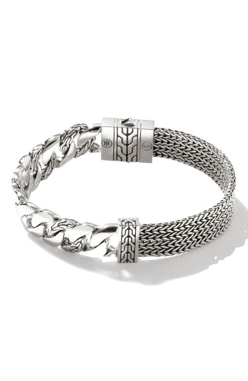 John Hardy Classic Chain Split Bracelet in Silver at Nordstrom