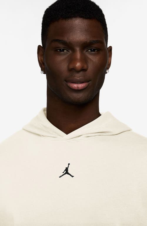 Shop Jordan Mvp Fleece Pullover Hoodie In Sail/black/black