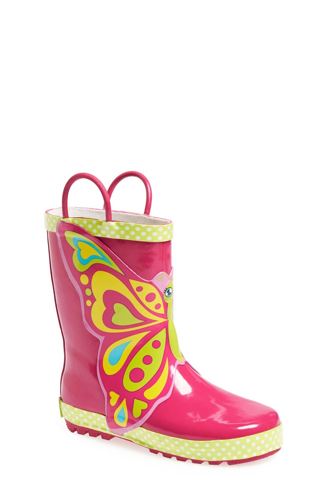 Western Chief 'Butterfly Star' Rain Boot (Walker, Toddler, Little Kid