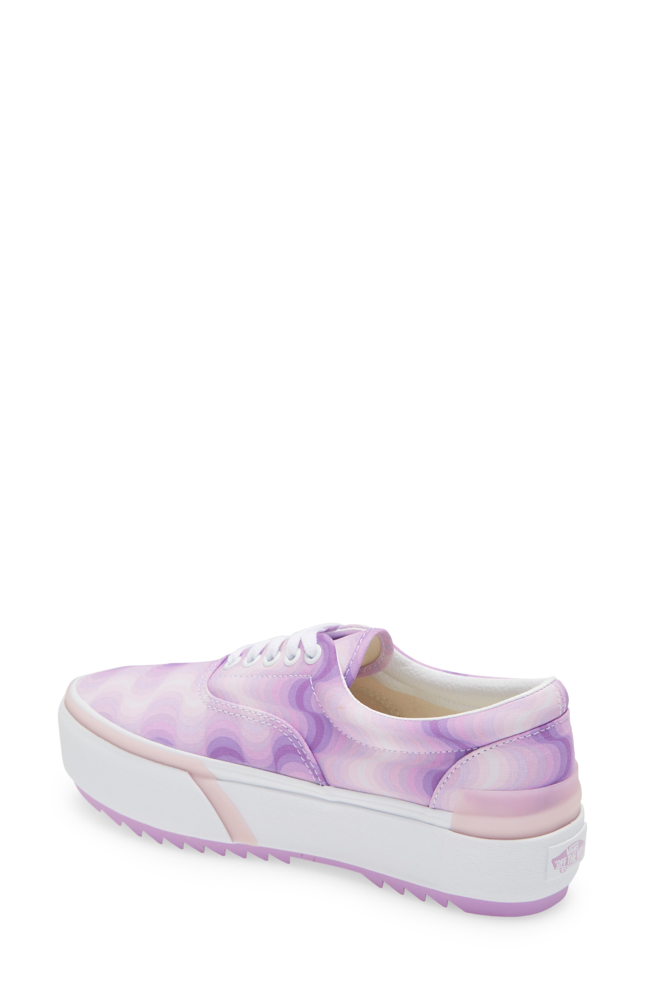 vans pink era stacked