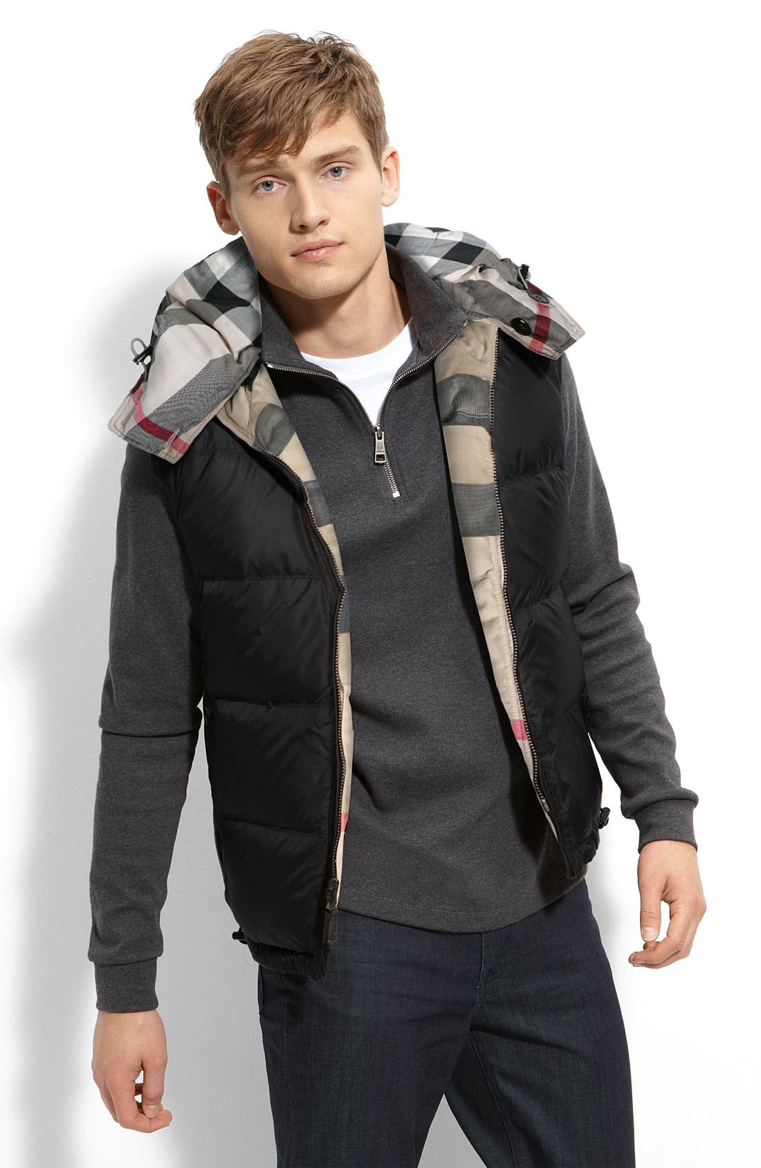 burberry reversible vest