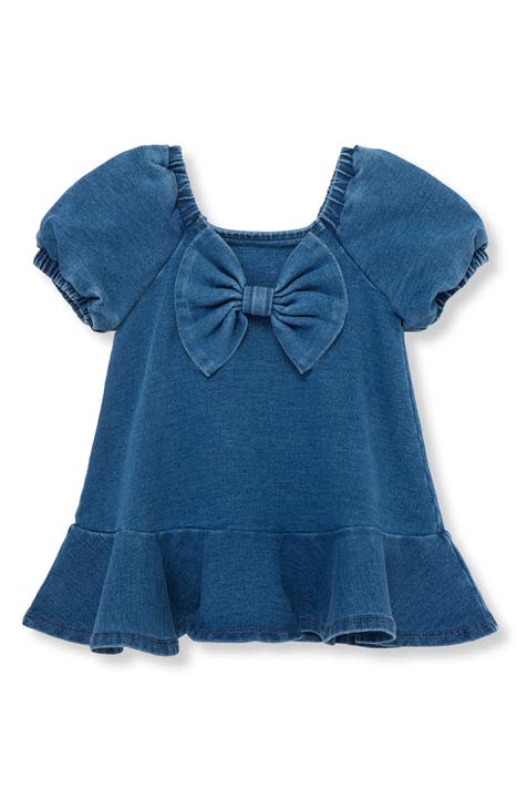 Bow Puff Sleeve Dress (Baby)