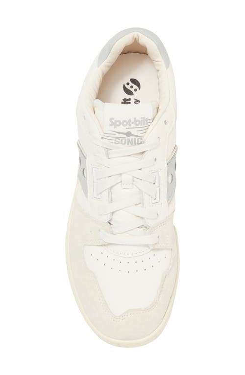 Saucony Sonic Low Sneaker In Beige/grey