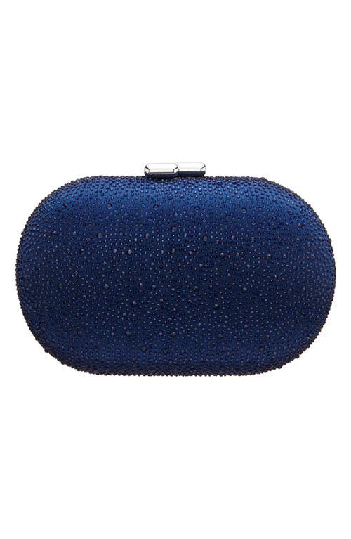 Shop Nina Dally Embellished Clutch In New Navy