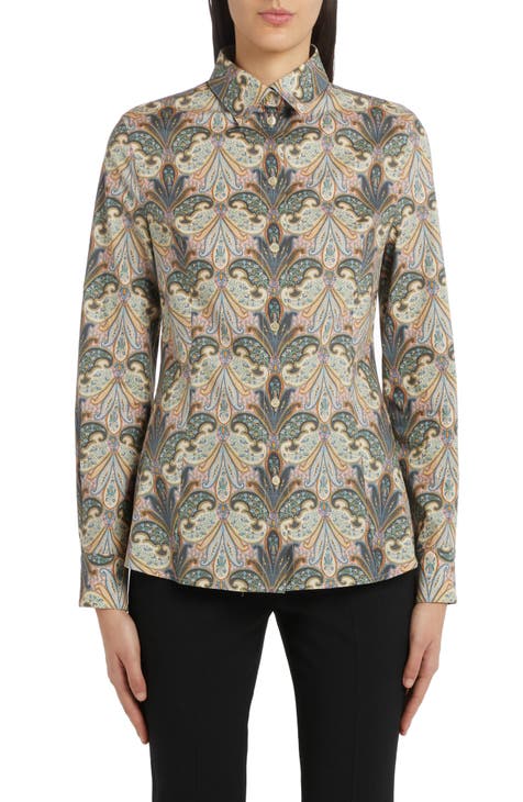 ETRO Paisley Shirt Vintage - Vintage Cotton Shirt by ETRO for Her