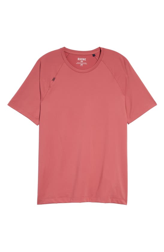 Rhone Reign Short Sleeve T-shirt In Red Moscato
