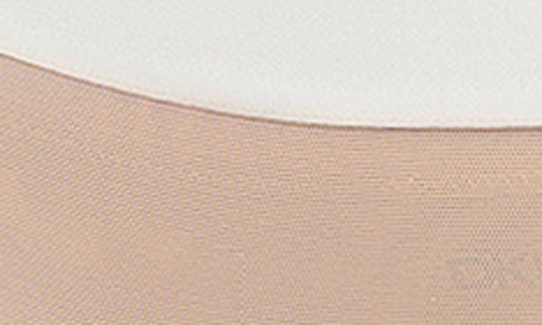 Dkny Sheers Cheeky Bikini Cut Briefs In White