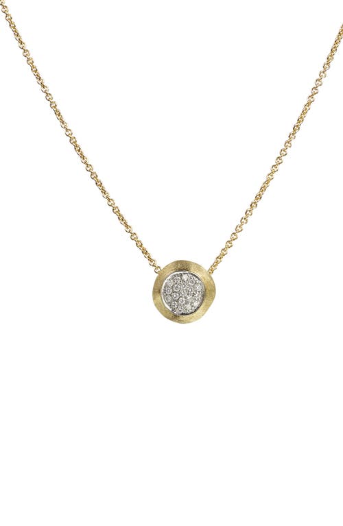 Marco Bicego Jaipur 18K White Gold & Diamond Necklace in Yellow Gold at Nordstrom, Size 16.5 In