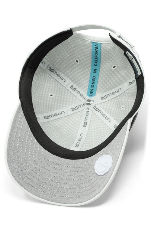 Melin Legend Hydro Performance Dad Hat In White