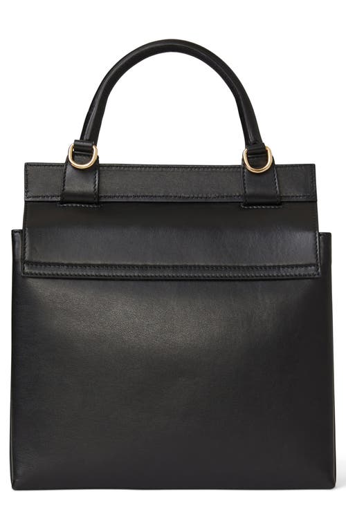 Bruno Magli Etta Leather Clutch In Black