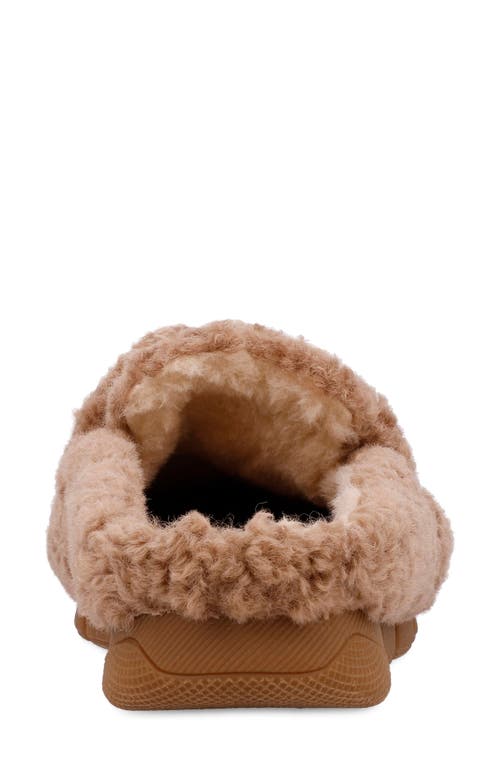 MIA MIA LIMITED EDITION COCOA FAUX SHEARLING SLIPPER 
