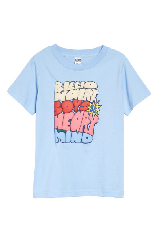 Billionaire Boys Club Kids' Little Boy's & Boy's Bubbly 'heart & Mind' T-shirt In Blue Bell