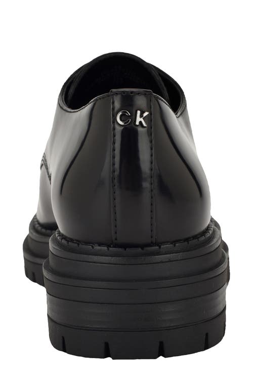 Shop Calvin Klein Graysil Platform Derby In Black