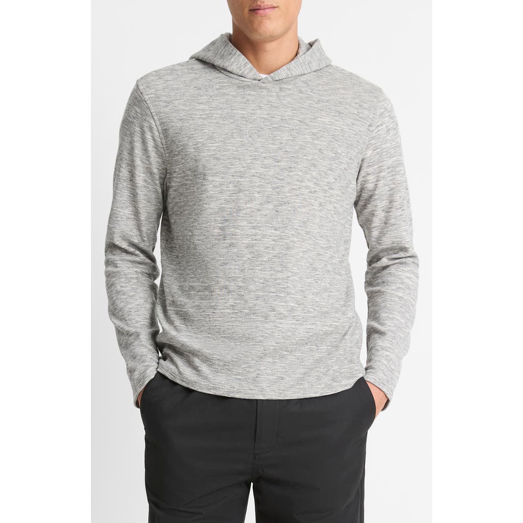 Vince Double Knit Sweater In Black/off White