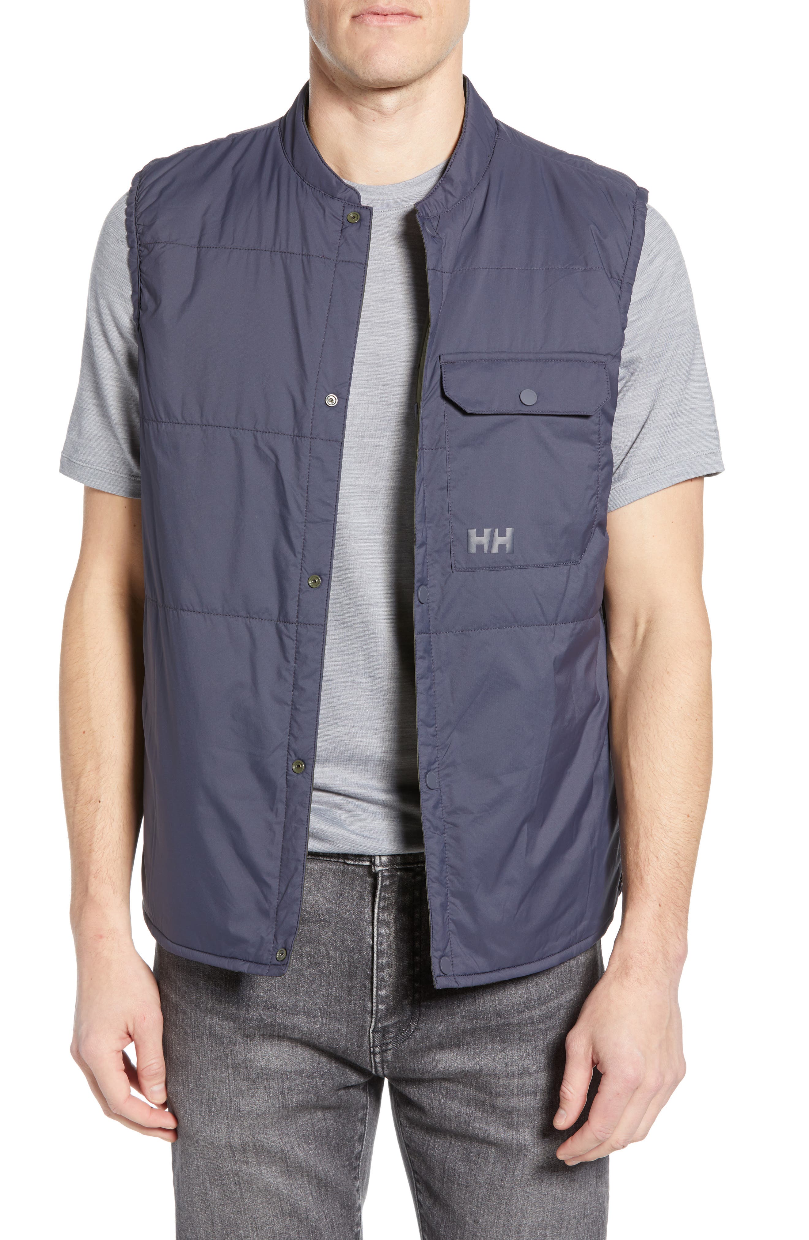 Helly Hansen Shibuya Reversible Primaloft Vest, Blue