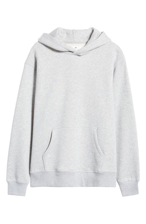 Shop Bp. Fleece Hoodie In Grey Soft Heather