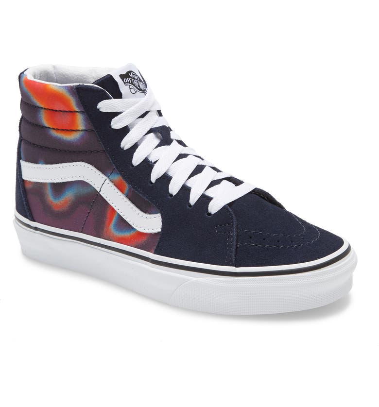 VANS Sk8-Hi Sneaker, Main, color, MULTI/ TRUE WHITE