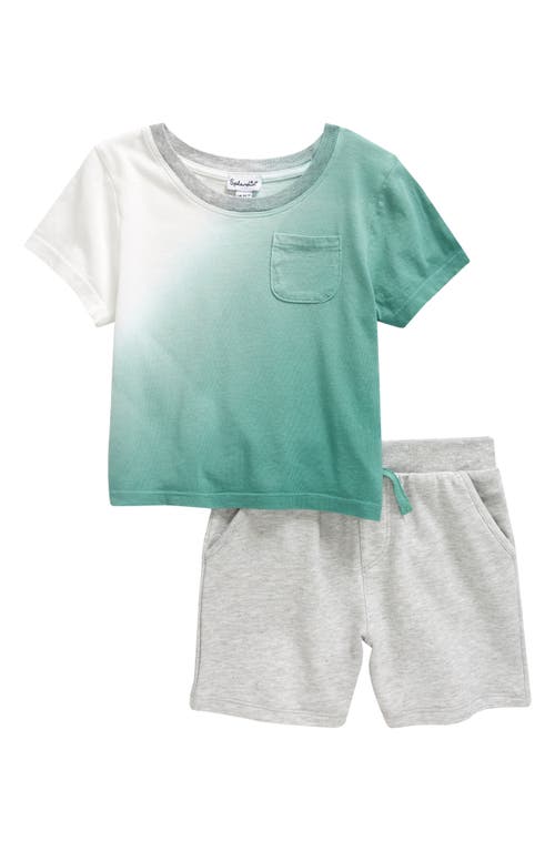 Splendid Cloud Walk Pocket T-Shirt & Shorts Set Seafoam at Nordstrom,