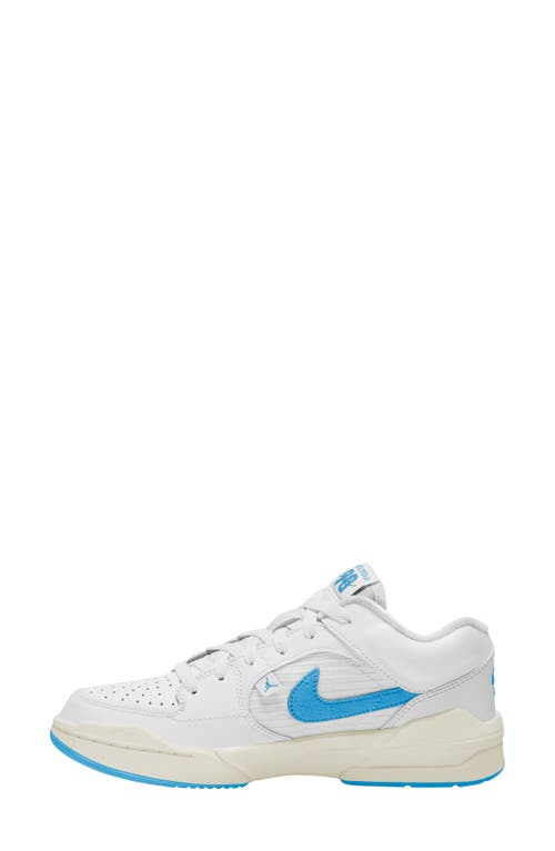 Shop Jordan Stadium 90 Sneaker In White/dark Powder Blue/red