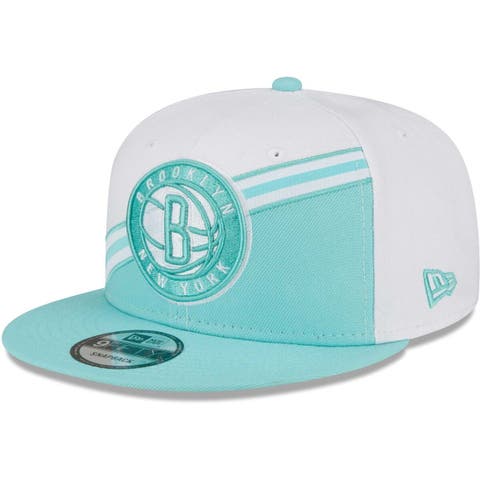 New Era Miami Dolphins Crest 9FIFTY Mens Snapback Hat White Teal