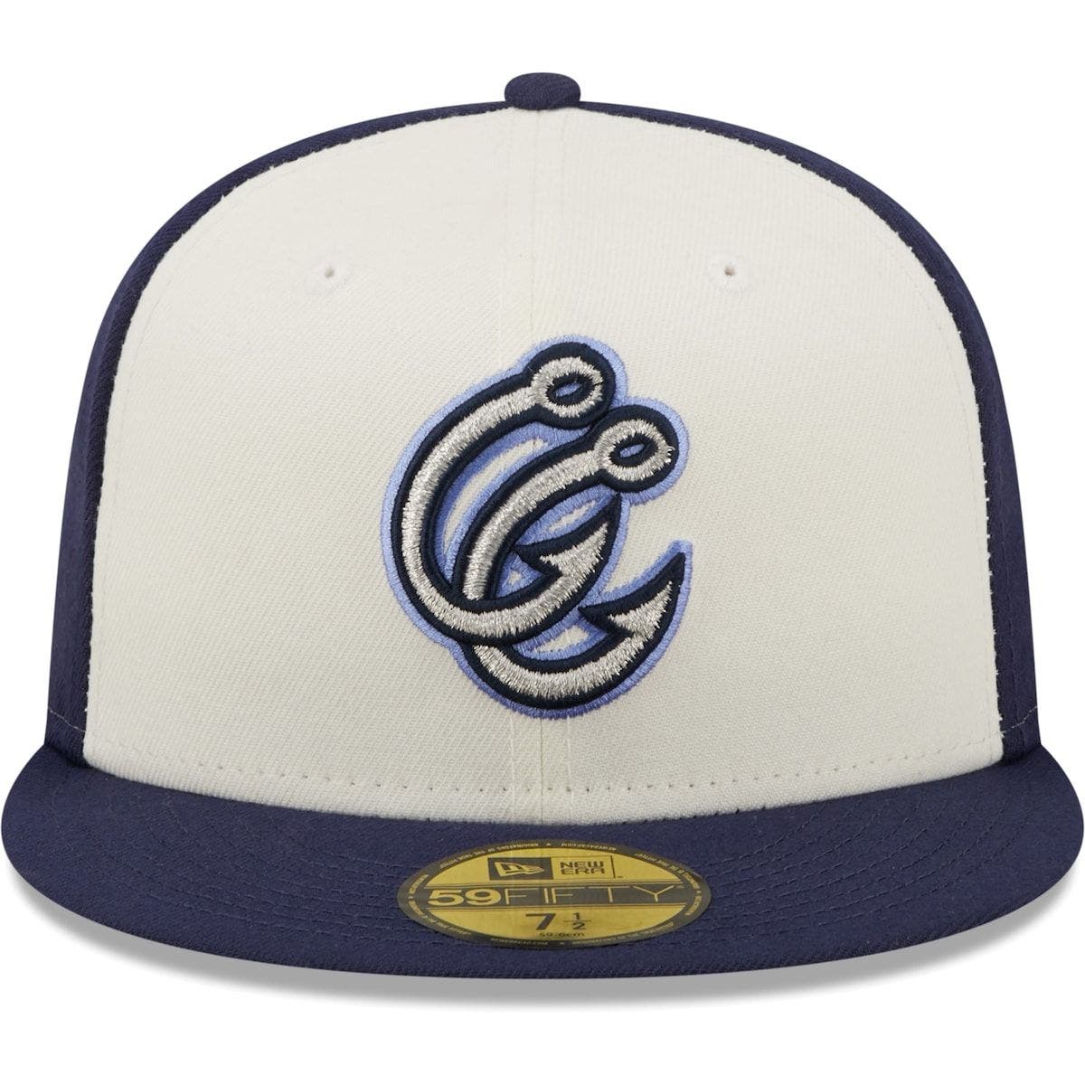 New Era Men's New Era White/Navy Corpus Christi Hooks Authentic