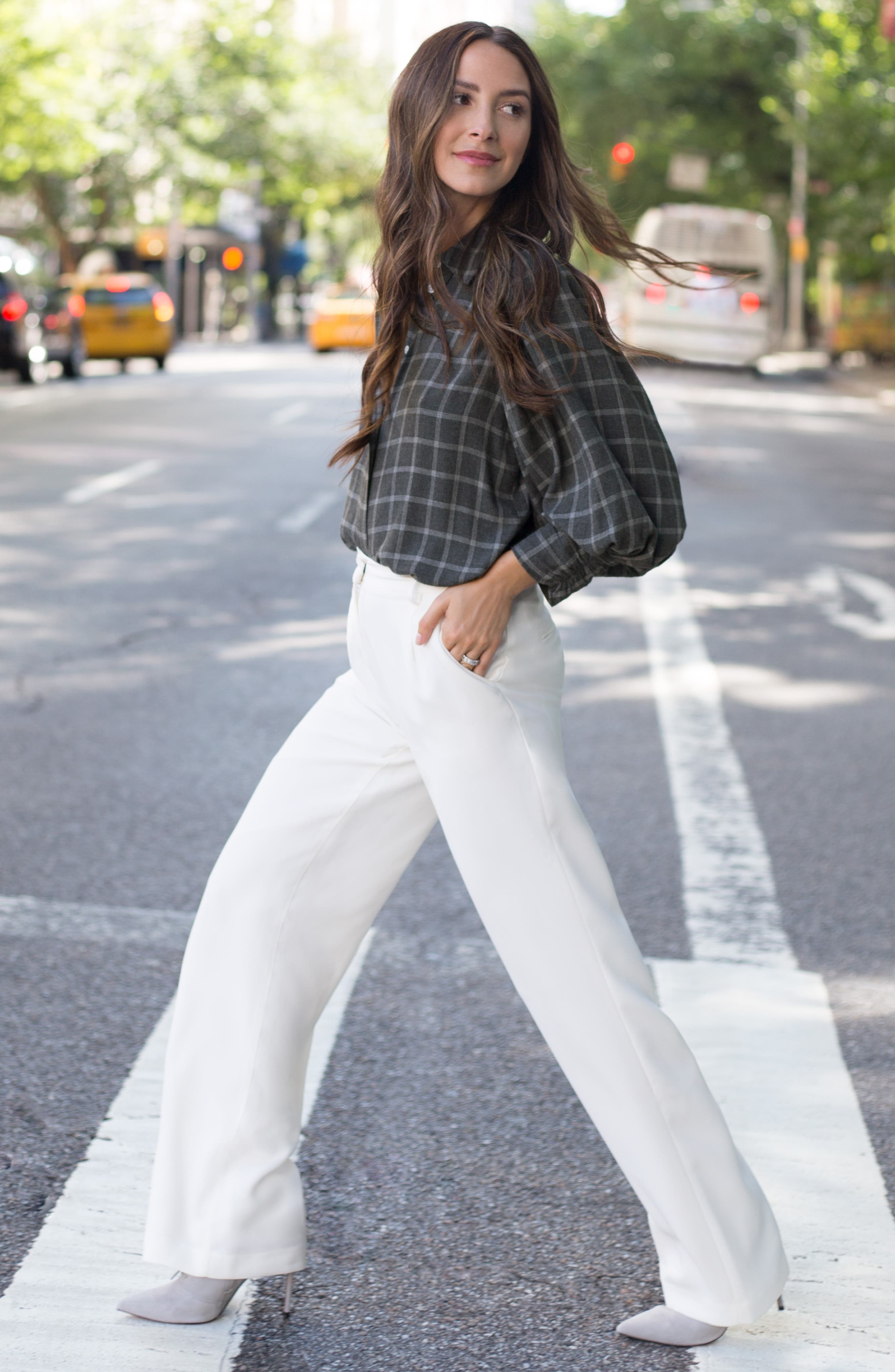 something navy white booties