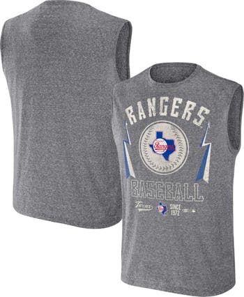 Men's Darius Rucker Collection by Fanatics Charcoal Colorado Rockies Relaxed-Fit Muscle Tank Top