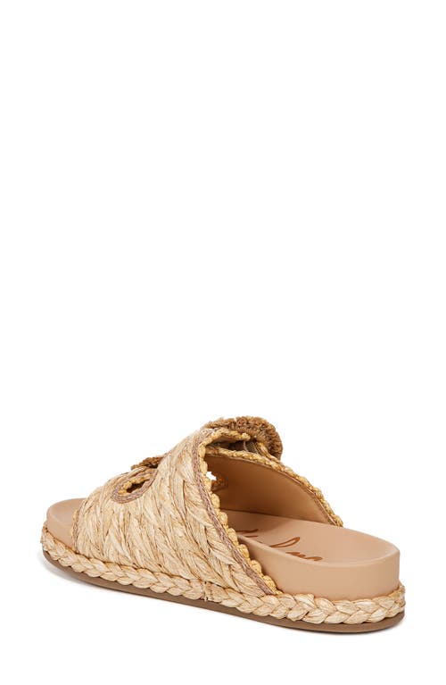 Sam Edelman Reina Braided Platform Sandal Beechwood Multi Raffia In Beechwood Multi