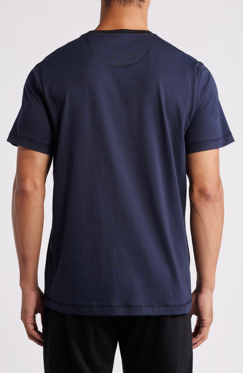 Daniel Buchler Peruvian Pima Cotton Crewneck T-Shirt, Alternate, color, Midnight