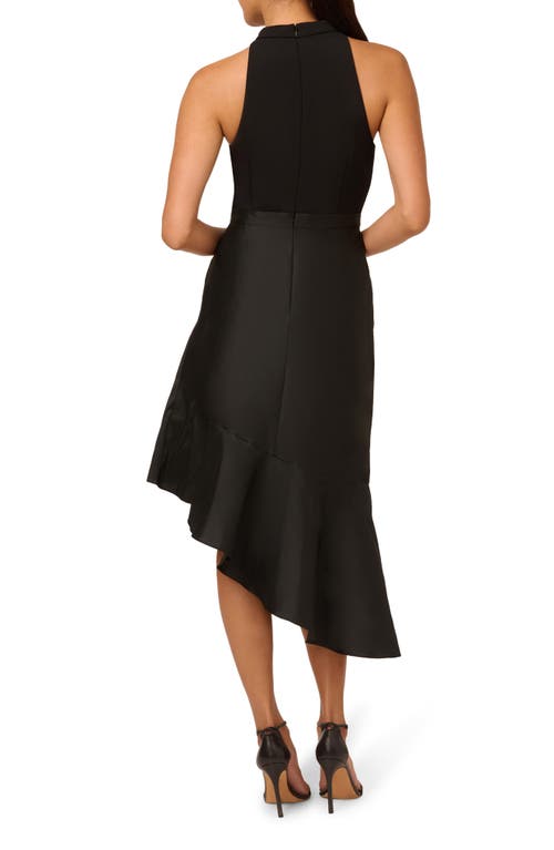 ADRIANNA PAPELL ADRIANNA PAPELL CREPE & TAFFETA COCKTAIL DRESS
