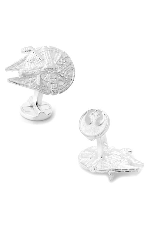 Cufflinks, Inc. Star Wars - Millennium Falcon Cuff Links in Silver at Nordstrom