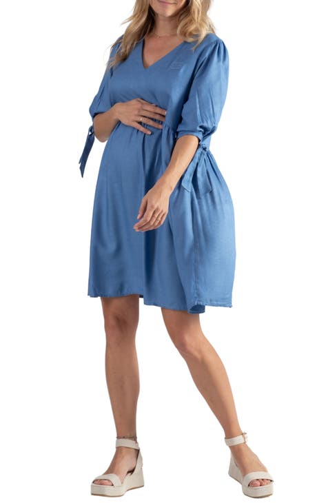 Amy Maternity/Nursing Babydoll Dress