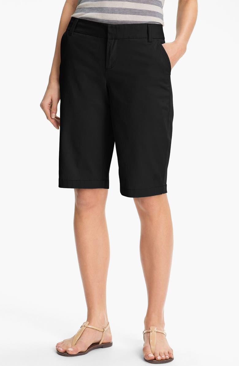 Caslon® Twill Bermuda Shorts (Regular & Petite) | Nordstrom