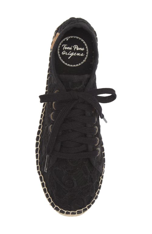 Shop Toni Pons Far Espadrille Sneaker In Negre/black