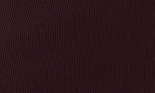 Shop Ripe Maternity Sadie Rib Long Sleeve Maternity/nursing Dress In Maroon