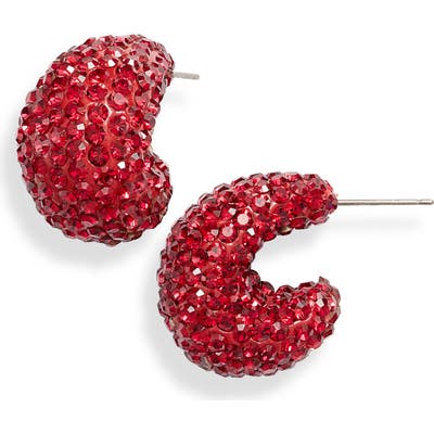 Kate Spade New York Clay Pave Huggie Hoop Earrings