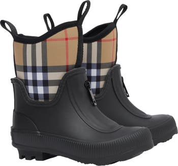 Burberry flinton 2024 rain boots