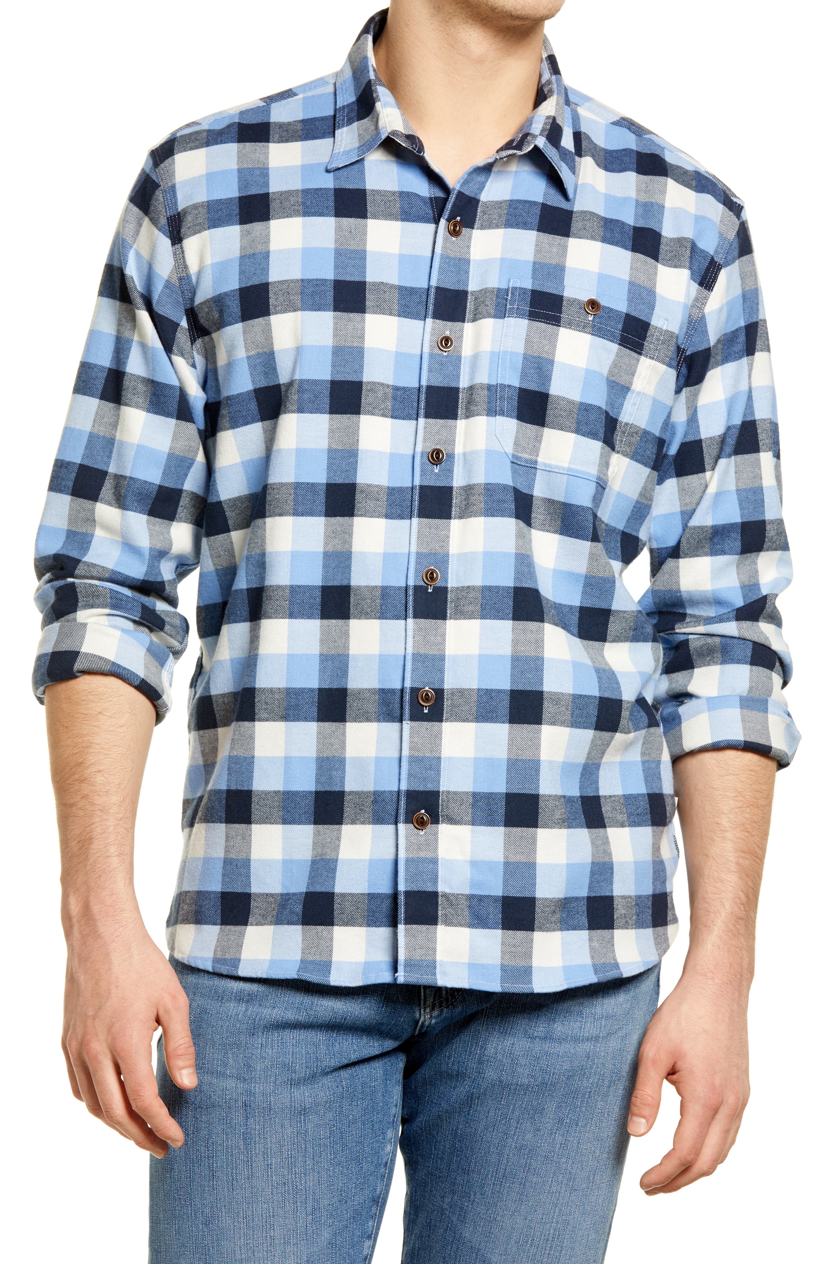 blue flannel shirt mens