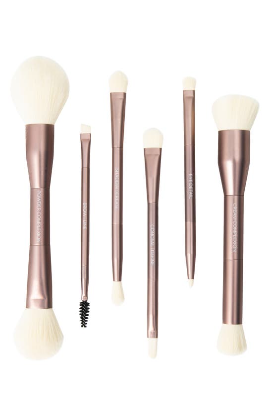 Shop Jenny Patinkin Luxury Dual Ended Makeup Brush Set In Rose Gold