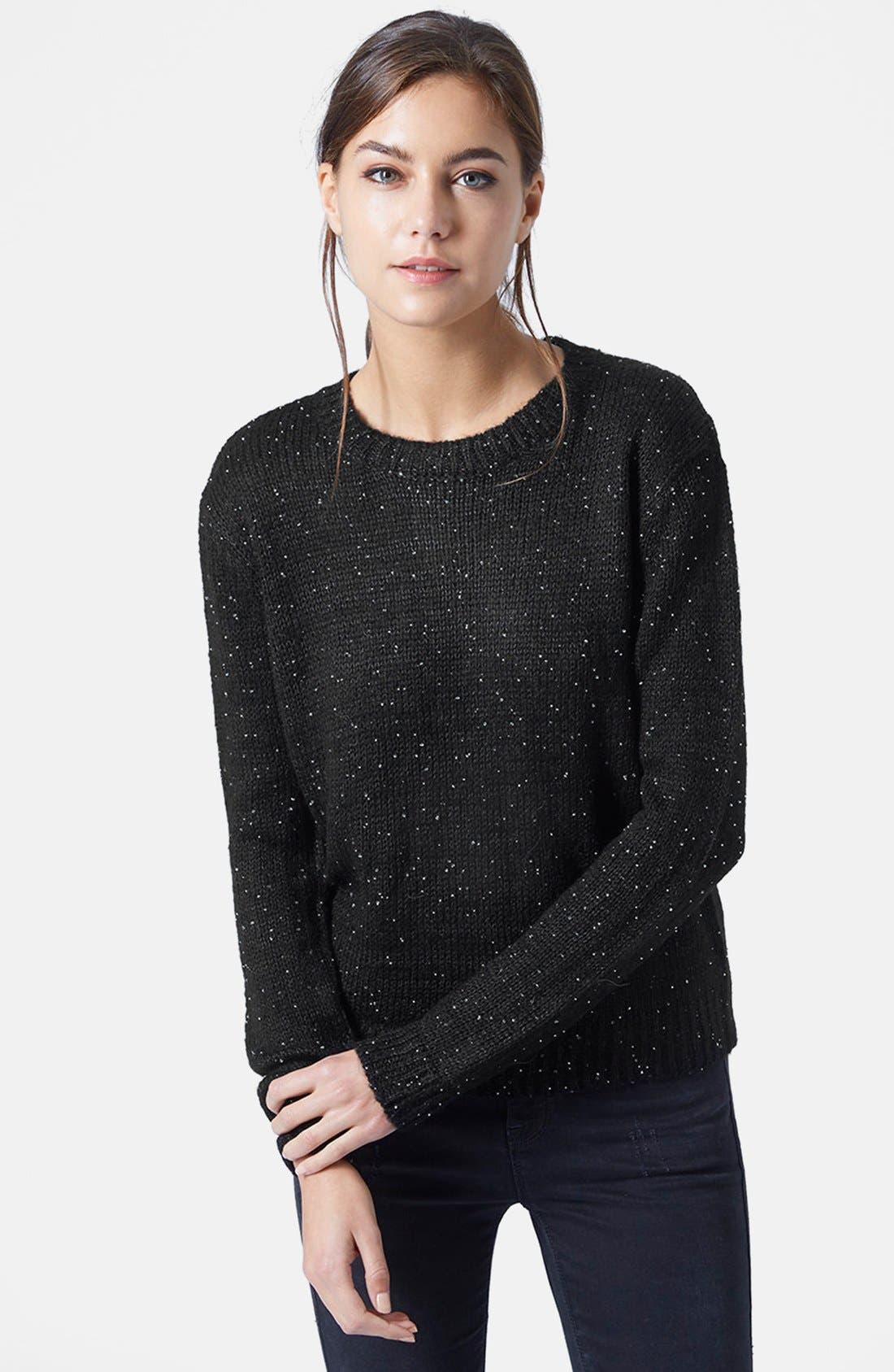 Beaded Crewneck Sweater Nordstrom