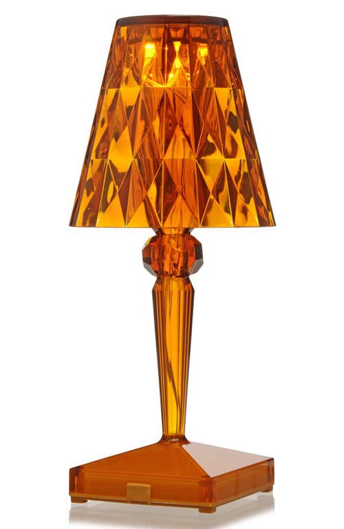 Kartell Rechargeable Battery Lamp in Amber at Nordstrom
